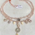 Blossom Rose Quartz Pearl Necklace