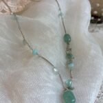 Jade Aventurine Blue Opal Necklace