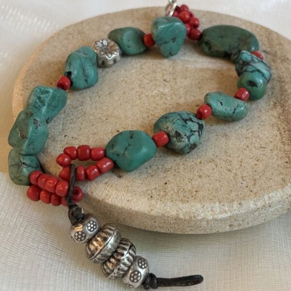 Sunstone Turquoise Bracelet