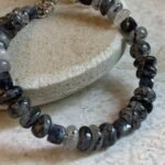 Orion Rutilated Quartz Iolite Bracelet